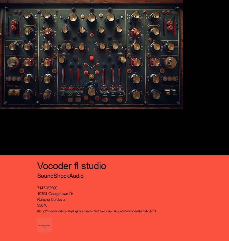 vocoder fl studio