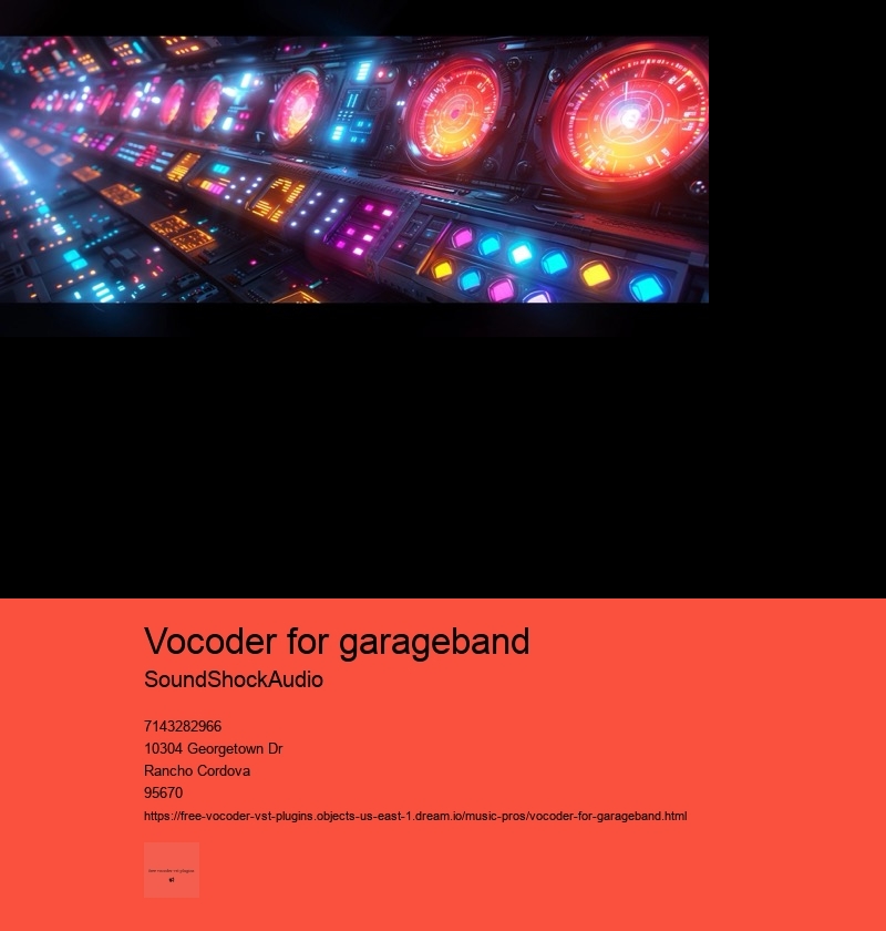 vocoder for garageband